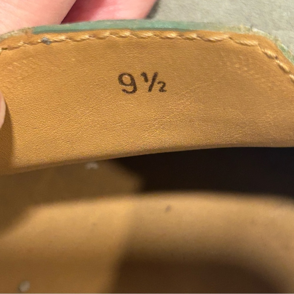 TOD’S Suede Leather Driving Loafers Rhinestone Crystal Buckle, Gray, Sz 9.5 - Picture 9 of 14